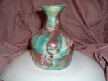 Raku vase