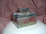 Raku jewelry box
